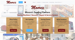 Desktop Screenshot of moores-sew.com